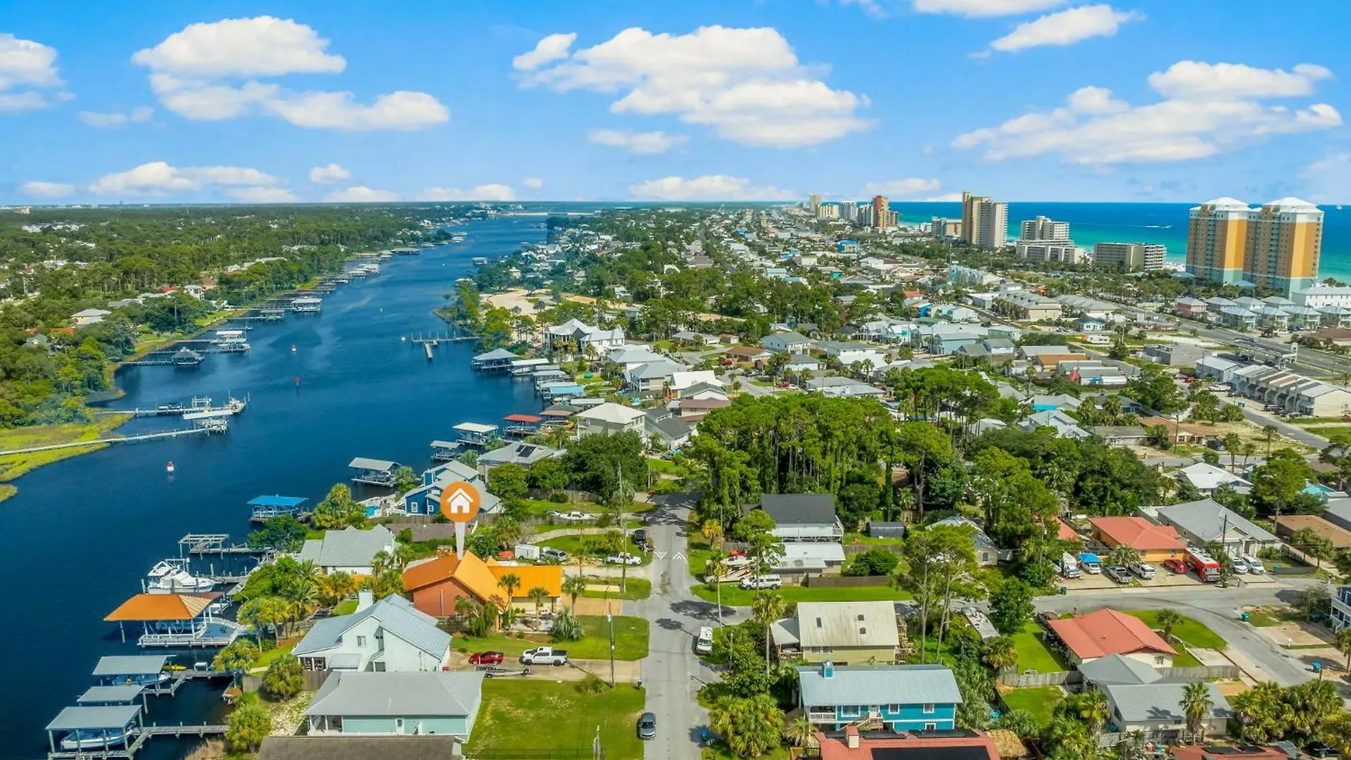 Semesterbostad Tranquil Lagoon Beach House! Pool And Beach Nearby! By Dolce Vita Getaways! Panama City Beach